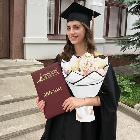 BEISHIDA 20 ورقة من ورق تغليف الزهور الصفراء الفاتحة، ورق الأزهار، ورق الباقة، ورق غير لامع مع حواف سوداء للتخرج وعيد الميلاد وعيد الحب وأعياد الميلاد وتغليف الهدايا باقة الزهور in Kuwait