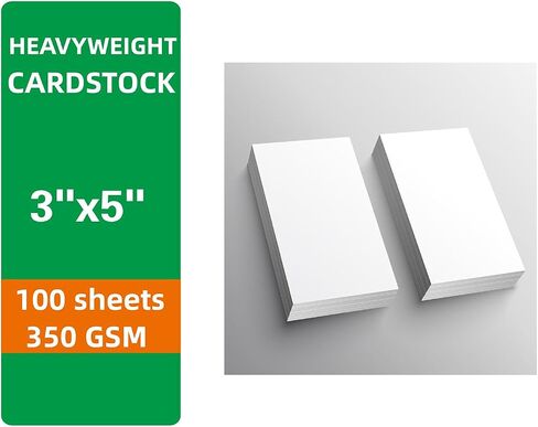 100 Sheets blank cardstock 2 x 3.5 In Heavy Weight business Card Stock in Kuwait