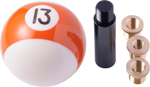 Pool Ball Billiard Stick Shift Knob Universal Gear Shifter Knobs for Car SUV Bus Truck (Orange 13) in Kuwait