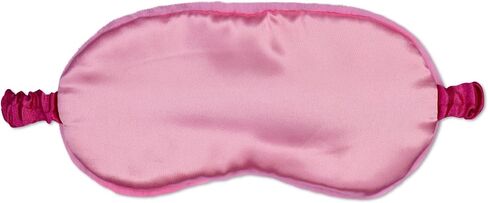 iscream Holiday Cheer Satin-Lined Embroidered Fleece Sleep Mask - Pink Penguin in Kuwait