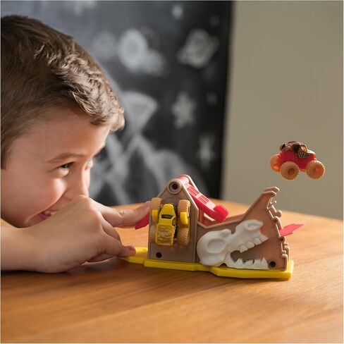 Monster Jam Mini Jams, Earthshaker Boneyard Blaster Mega Frenzy Playset with 2 Minis Monster Truck, Kids Toys for Ages 3 and Up in Saudi Arabia