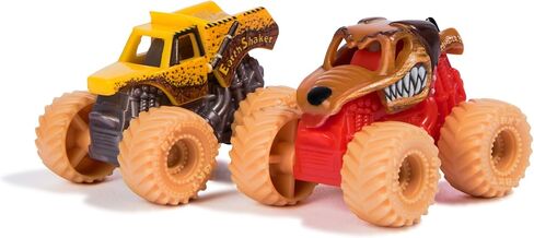 Monster Jam Mini Jams, Earthshaker Boneyard Blaster Mega Frenzy Playset with 2 Minis Monster Truck, Kids Toys for Ages 3 and Up in Saudi Arabia