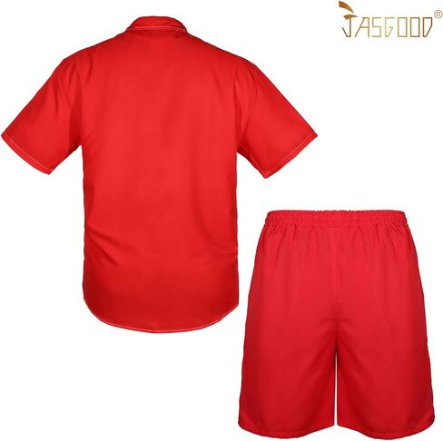 JASGOOD Hawaiian Christmas Shirt for Men Short Sleeve Button Down Santa Vacation Shirts Beach Camp Shirt and Christmas Hat in Saudi Arabia