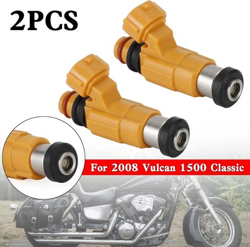 2PCS Fuel injectors Fit for Kawasaki 2000-2008 Vulcan 1500 1600 PN, OEM Number: 49033-1057,INP-786 in Saudi Arabia