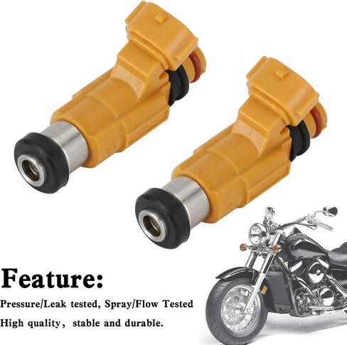 2PCS Fuel injectors Fit for Kawasaki 2000-2008 Vulcan 1500 1600 PN, OEM Number: 49033-1057,INP-786 in Saudi Arabia