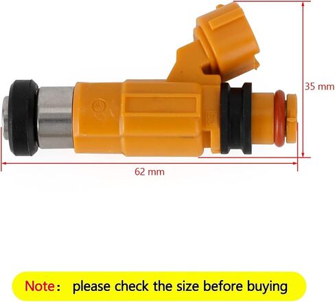 2PCS Fuel injectors Fit for Kawasaki 2000-2008 Vulcan 1500 1600 PN, OEM Number: 49033-1057,INP-786 in Saudi Arabia