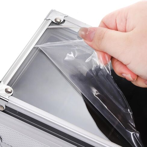 صندوق علبة الساعة، منظم عرض حامل للساعة بـ 6 فتحات مع غطاء أكريليك، وسادة ساعة قابلة للإزالة، تخزين مجموعة مجوهرات الساعات للرجال والنساء in Kuwait