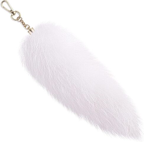 Ikacvb Cute Therian Tail Furry Fox Tail Keychains For Women Mom Sister Furry Tail For Cosplay Handbag Accessories Christmas in Saudi Arabia