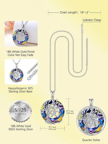 TOUPOP 30th/40th/50th/60th/70th/80th/90th Birthday Gifts for Her S925 Sterling Silver 30 40 50 60 70 80 90 Year Old Necklaces with Austrian Volcanic Crystal for Women Jewelry for Mom Mother Grandma Grandmother Wife in Kuwait