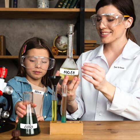 100 قطعة من ملصقات الملابس بدون حديد مقاومة للماء ذاتية اللصق من القماش لملصقات غسيل الملابس مع قطعتين من قلم التحديد الأسود للبالغين والمخيم والمنزل والرعاية النهارية ومنزل التمريض 1.75 × 0.59 بوصة in Kuwait