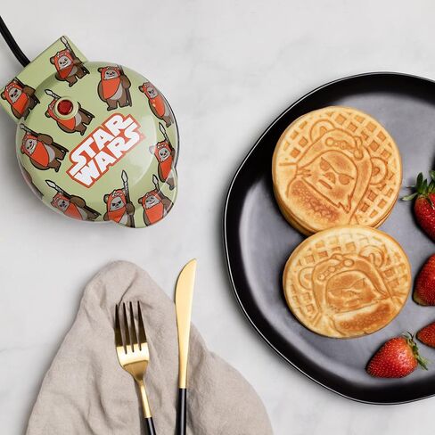 Uncanny Brands Death Star Mini Waffle Maker - Star Wars Small Kitchen Appliance in Kuwait