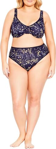 AVENUE Women's Plus Size Brief Micro Hc PRT in Saudi Arabia
