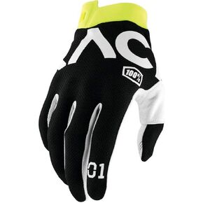 100% RACR ITRACK Ultralight Motocross Gloves - Lightweight MX Dirt Bike & Powersport Racing Protective Gear