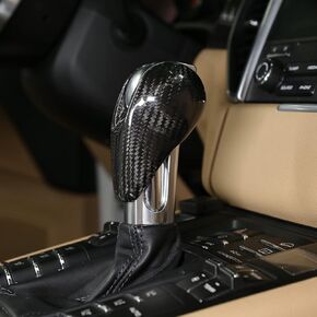 TOYCIDFG Car Gear Shift Knob Cover Sticker Auto Interior Accessories Decals Compatible with Porsche Macan Panamera Cayman Boxster 718 911