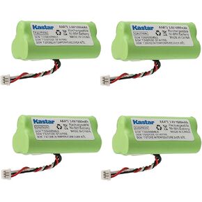 Kastar 4-Pack AAA 3.6V 1000mAh Ni-MH Rechargeable Battery Replacement for Zebra/Motorola Symbol 82-67705-01 Symbol LS-4278 LS4278-M BTRY-LS42RAAOE-01 DS-6878 Cordless Bluetooth Laser Barcode Scanner
