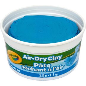 Crayola Air Dry Clay, 2.5lb Tub, Blue in Kuwait
