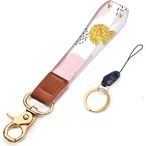 Wristlet Keychain, Cute Wrist Lanyard for Keys, Wrist Strap Key Chain Holder for Women Men
