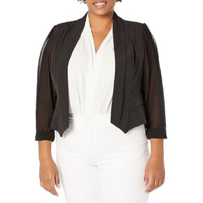 Women's Apparel Women's Plus Size JKT Cropped Blazer