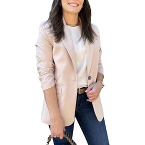 Oversized Blazers for Women Office Work Business Casual Long Sleeve Jackets Stylish Dressy Business Outfit