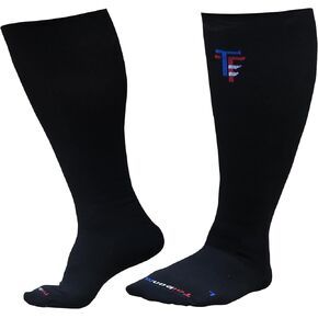 XXL-8XL Plus Size 15-20 mmHg Compression Socks For Men & Women Wide Calf & Big and Tall-Comfortable Cotton