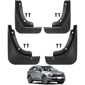Peleus Upgraded Mud Flaps Mud Guards for KIA Sportage 2025 2024 2023 Aerodynamic Mud Flaps Splash Guards Fenders for Honda Pilot Accessories 2024 Set of 4 Mudguards Mudflaps