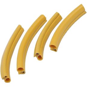 XMHF 4PCS Car Rubber Sealing Sealed Strip Door Guard Buffer Protector White