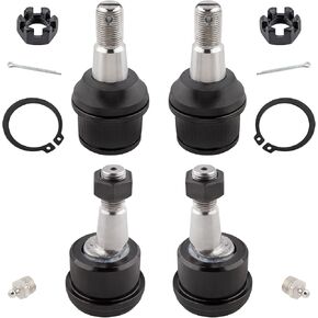 BOXI 4pcs Front Lower & Upper Ball Joints Fit for Dodge Ram 2500 2000-2002 / for Dodge Ram 3500 2000-2002 / for Dodge Ram 3500 2000-2002 - FIT 4WD Models ONLY | K7396 K7397
