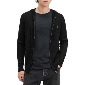 AllSaints Men's Mode Merino Zip Hoody