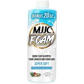 MJJC Foam (20 fl oz) Ultimate Snow Foam Car Wash Soap Specialized Car Shampoo for Foam Cannon and Pressure Washer, Safe for Cars (pH Neutral, 10x Concentrated) (Refreshing cider aroma)