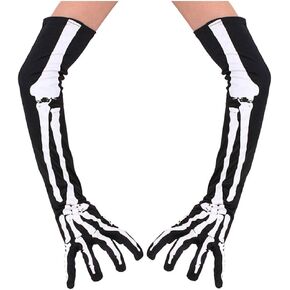 RARITYUS Halloween Long Arm Gloves for Halloween Costume Cosplay Party Dance Adult Opera