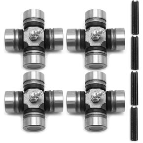 4 Set 2202015 Front and Rear Drive Shaft U-Joint, Prop Shaft U-Joint Set, Replacement for Polaris ACE General 1000 Ranger 400 500 700 800 RZR Scrambler Sportsman 550 600 700 800 850