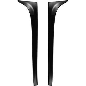 X AUTOHAUX 2pcs Black Rear Window Side Spoiler Wing for Volkswagen Golf 7 MK7 GTD R 2014 2015 2016 2017 2018 Auto Rear Window Spoiler Trim