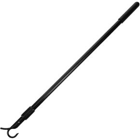 Curtain Retractable Rotary Rod Curtain Pull Rod Drapery Wand Blind Rod with Hook Blind Wand Replacement Blind Replacement Rod Telescopic Blind Wand Window Pole Aluminum Alloy