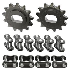 2pcs Motor Sprocket, 25H 11 Teeth Sprocket with Master Links Replacement, Electric Scooter Engine Sprocket for MY102 Motor
