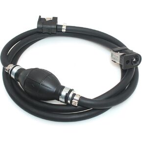Marine Fuel Line Assembly 5/16 inch Boat Outboard Motor Fuel Line Assembly 7 Foot With Connector & Primer Bulb Compatible With Yamaha Outboard Motors
