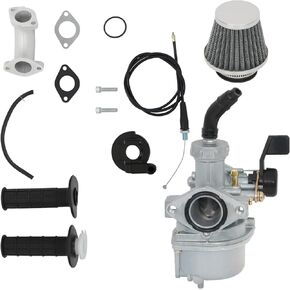 Carburetor Carb Replacement for Honda CRF70F 2004-2012 XR70R 1998-2003 with Air Filter Intake Throttle Cable