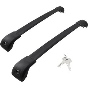 Roof Rack Cross Bars Compatible with 2021-2024 Tahoe Suburban Yukon & Yukon XL Escalade ESV Roof Rack for Luggage Kayak Snowboard Cargo Carrier Bike Rooftop Canoe etc -220 LB Black
