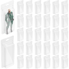 30Pcs Plastic Blister Clamshell Protective Case ,Action Figure Display Case Fit for Small Loose 3.75 inch Action Figure Prevent Scratches
