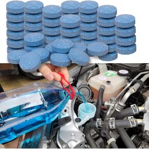 awave bloom 200 Pcs Windshield Washer Fluid Tablets,Wiper Fluid Concentrate,1 Pack Makes 200 Gallons.Window Glass Cleaner, Remove Glass Stains, Clear Vision. (Use With De-icer or Methanol for Winter)