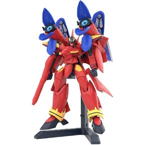 Bandai Hobby - Macross 7 - (2691355) #05 VF-19 Custom Fire Valkyrie with Sound Booster, Bandai Spirits HG 1/100 Model Kit