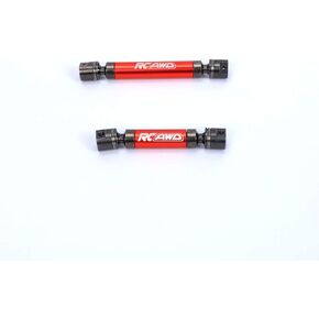 Rcawd Full Aluminum Center Cvd Slider Set for 1/18 Axial Utb18 Capra Trail Buggy Crawlers Upgrade Parts(Red)
