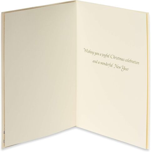 Papyrus Boxed Christmas Cards with Envelopes, Joyful Christmas and Wonderful New Year, Gold Christmas Tree (8-Count) in Saudi Arabia