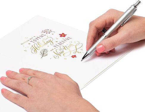 Papyrus Boxed Christmas Cards with Envelopes, Joyful Christmas and Wonderful New Year, Gold Christmas Tree (8-Count) in Saudi Arabia