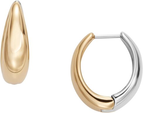 Skagen Women's Minimalist Silver, Rose Gold or Gold Tone Stainless Steel Drop Earrings in Kuwait