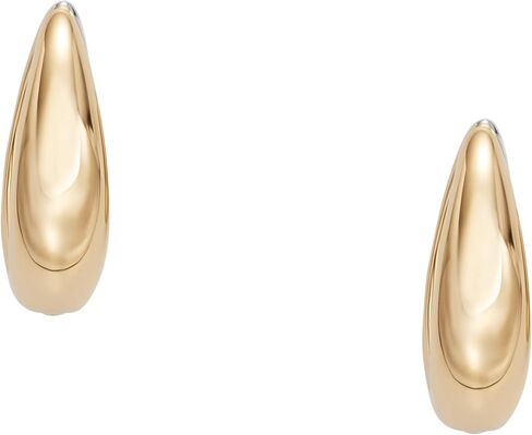 Skagen Women's Minimalist Silver, Rose Gold or Gold Tone Stainless Steel Drop Earrings in Kuwait