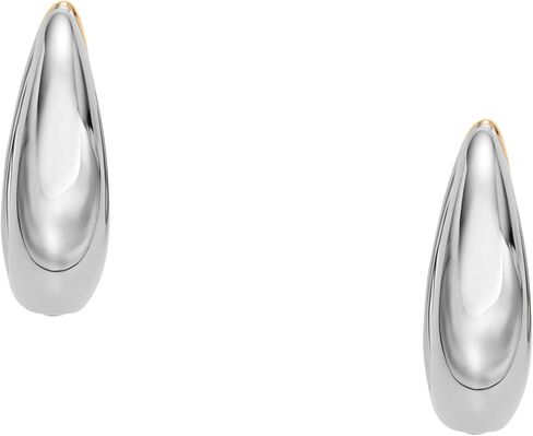 Skagen Women's Minimalist Silver, Rose Gold or Gold Tone Stainless Steel Drop Earrings in Kuwait