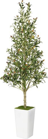 Artificial Olive Tree 6ft with Aesthetic Design Large Tall Fake Plant Faux Silk Floor Plants for Home Living Room Bedroom Office Patio Decor Indoor in Saudi Arabia