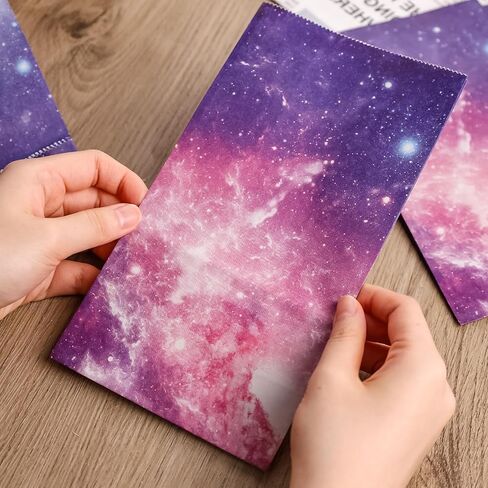 24 قطعة من أكياس الهدايا الورقية لحفلات جالاكسي من جوهاوس، أكياس هدايا ورقية للمكافآت الورقية مع ملصقات وحقائب هدايا جالاكسي للأطفال في أعياد الميلاد ومستلزمات حفلات المجرة in Kuwait