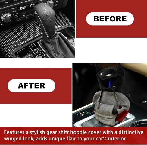 غطاء بغطاء رأس ناقل الحركة، واقي مقبض ناقل الحركة العالمي للسيارة، غطاء رأس صغير أسود اللون، إكسسوارات داخلية لطيفة للسيارات والشاحنات وسيارات الدفع الرباعي (أحمر) in Kuwait