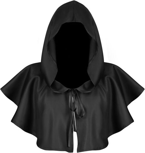 Halloween Cowl Cloak Hood Hat Hooded Poncho Cape Cosplay Costumes for Women Men in Saudi Arabia